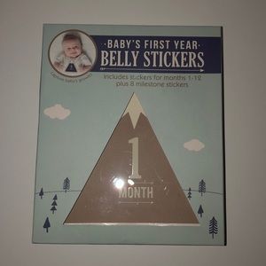 Baby first year belly stickers.